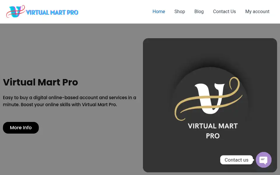 Screenshot of virtualmartpro.com
