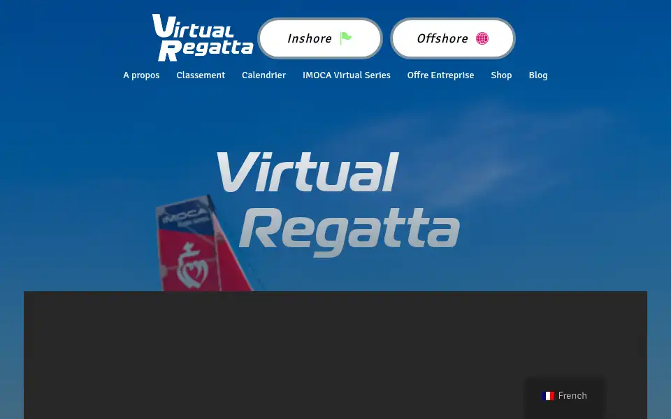 Screenshot of virtualregatta.com