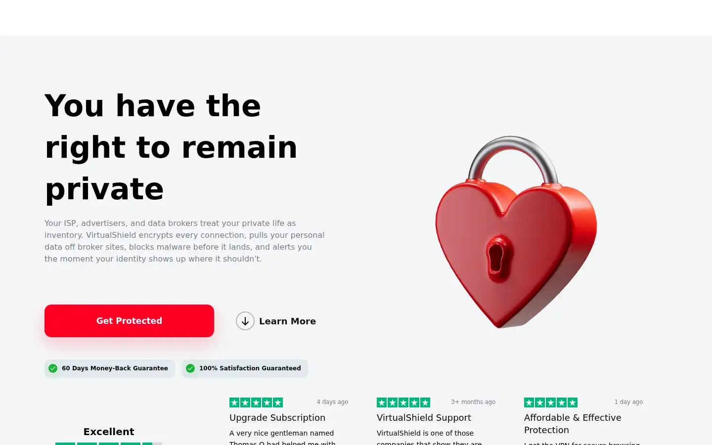 Screenshot of virtualshield.com