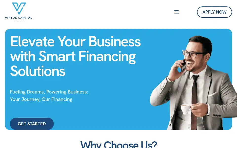 Screenshot of virtuecapitalco.com