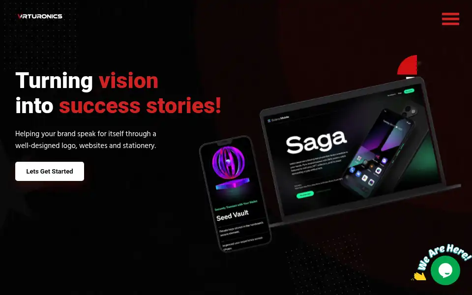 Screenshot of virturonics.com