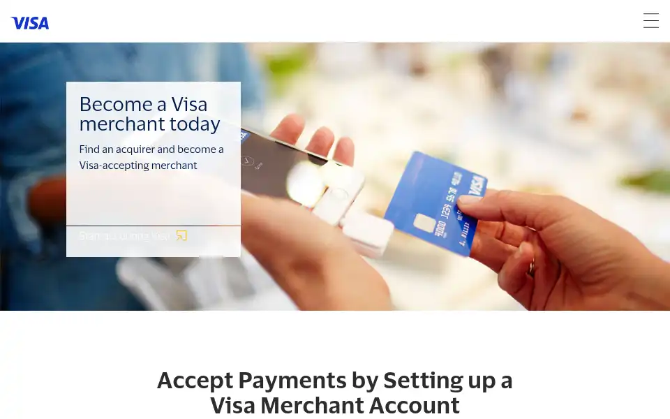 Screenshot of visa.dk