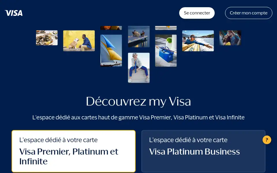 Screenshot of visa-infinite.fr