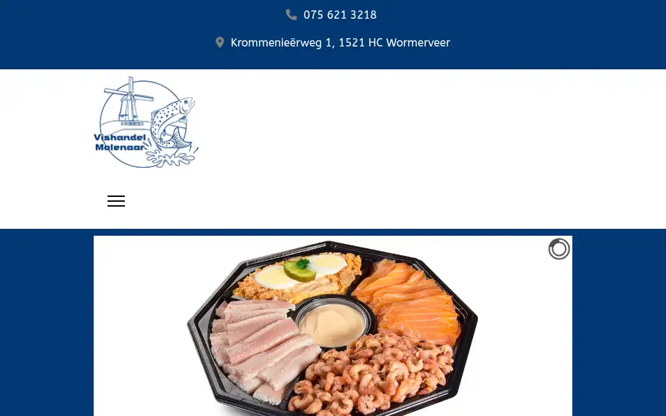 Screenshot of vishandelmolenaar.com