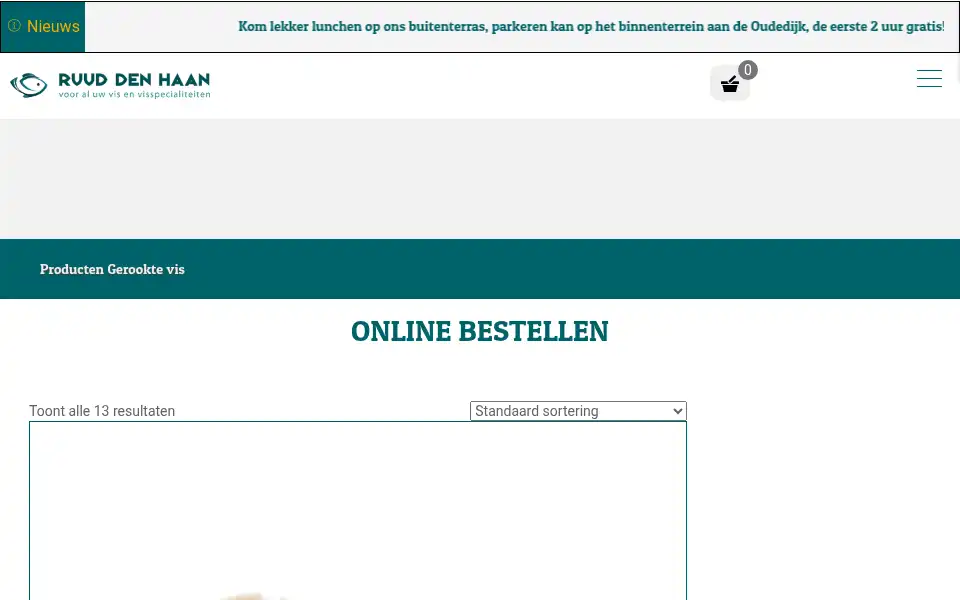 Screenshot of vishandelruuddenhaan.nl
