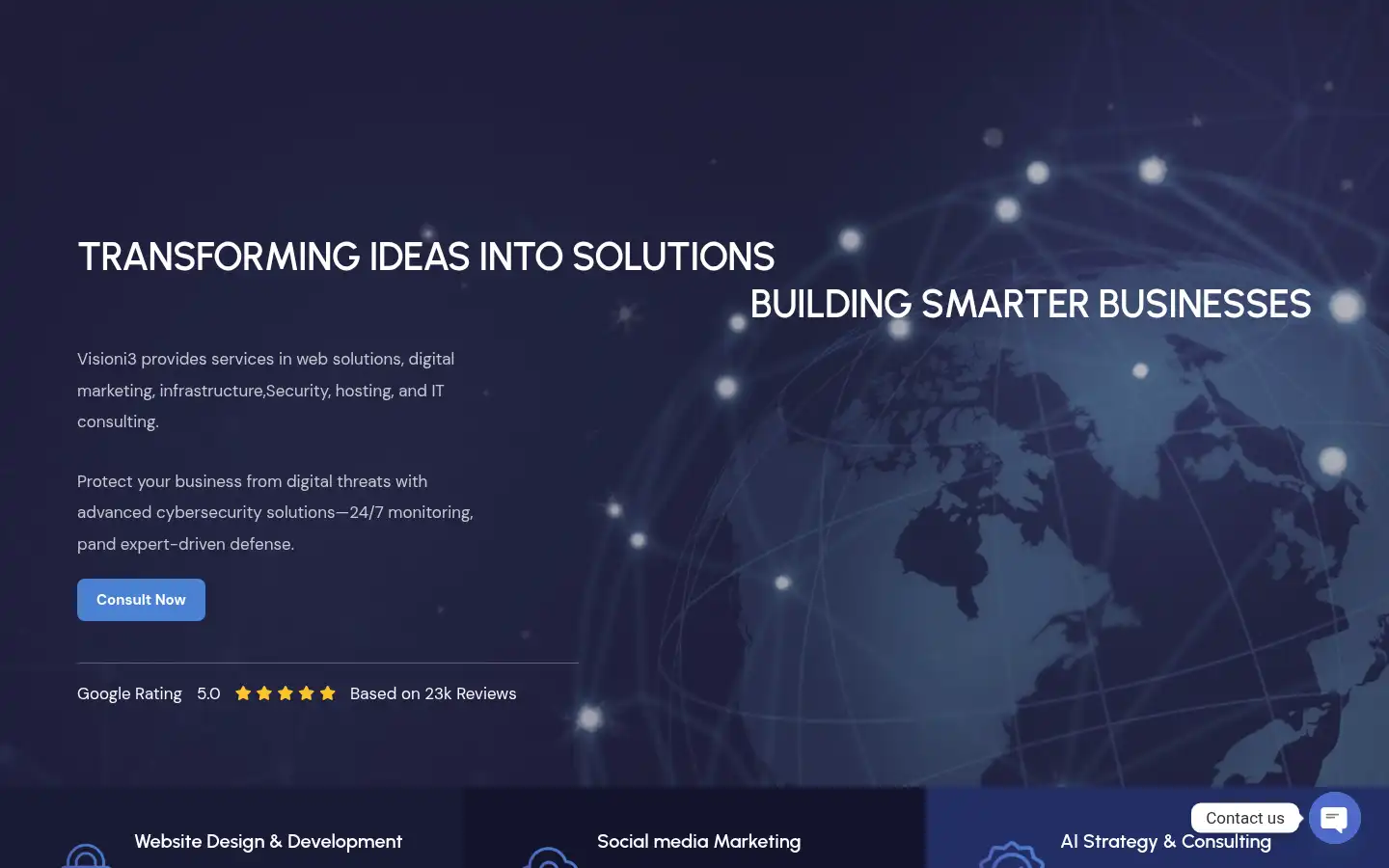 Screenshot of visioni3.com