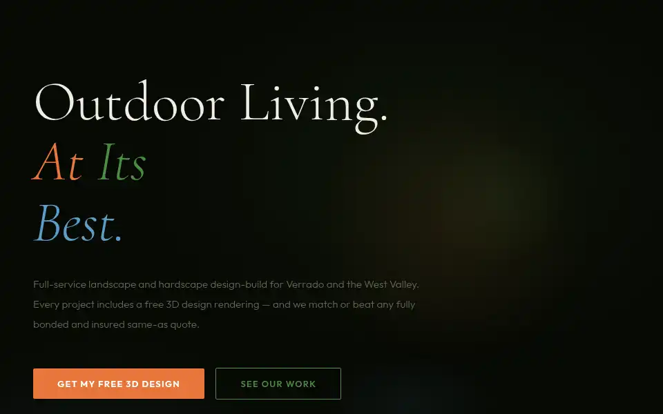 Screenshot of visionscapes.us
