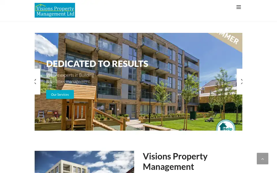 Screenshot of visionspropertymanagement.co.uk