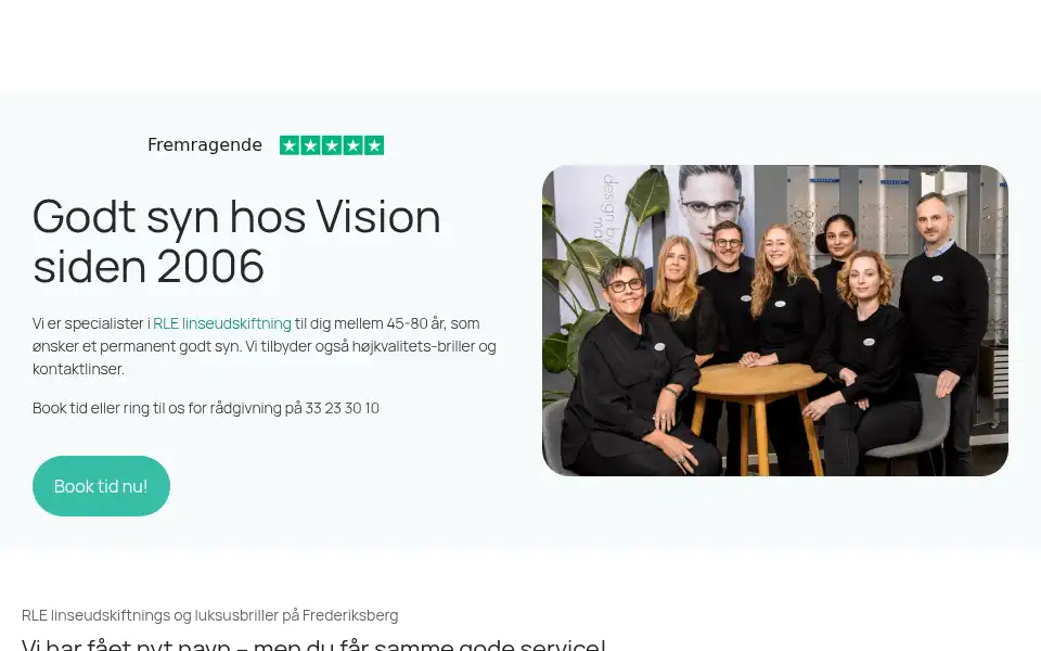 Screenshot of visionsyn.dk