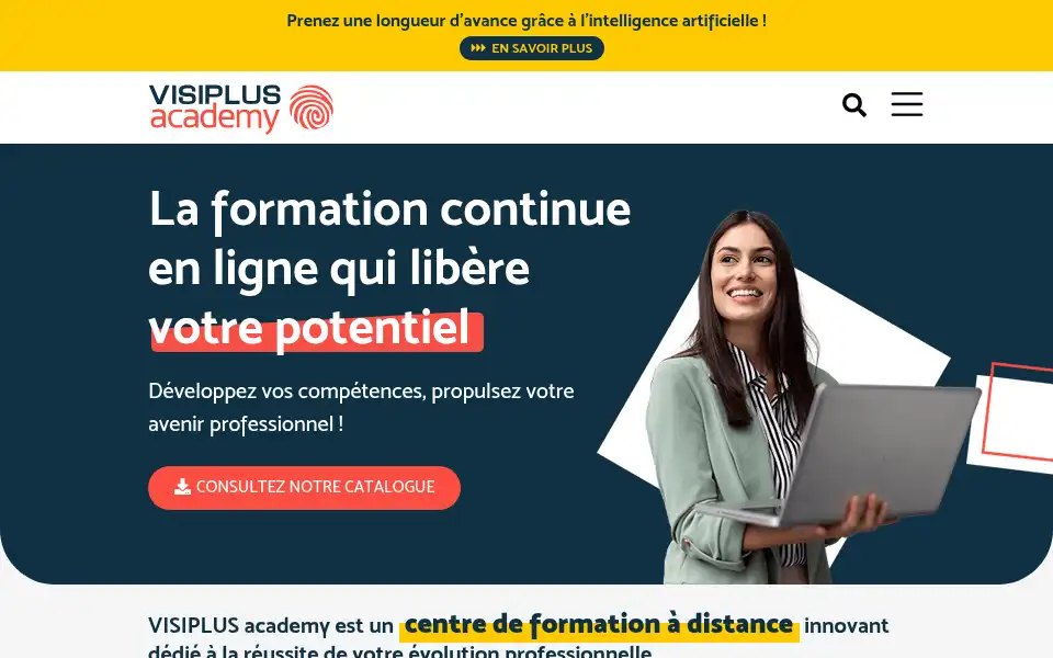 Screenshot of visiplus.com
