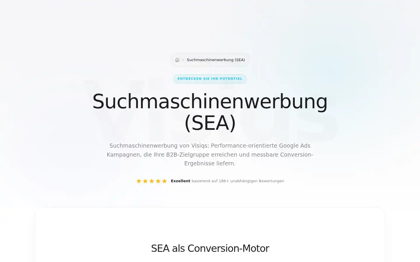 Screenshot of visiqs.com