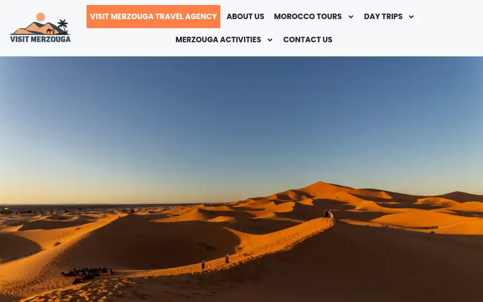 Screenshot of visit-merzouga.com