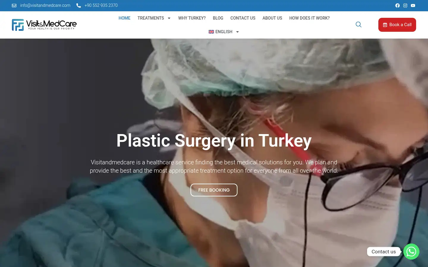Screenshot of visitandmedcare.com