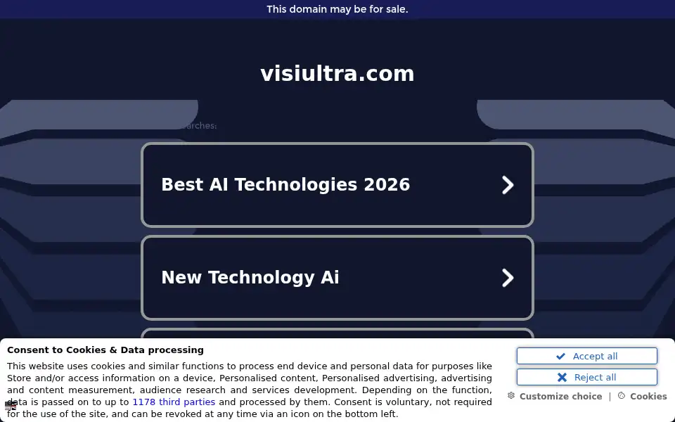 Screenshot of visiultra.com