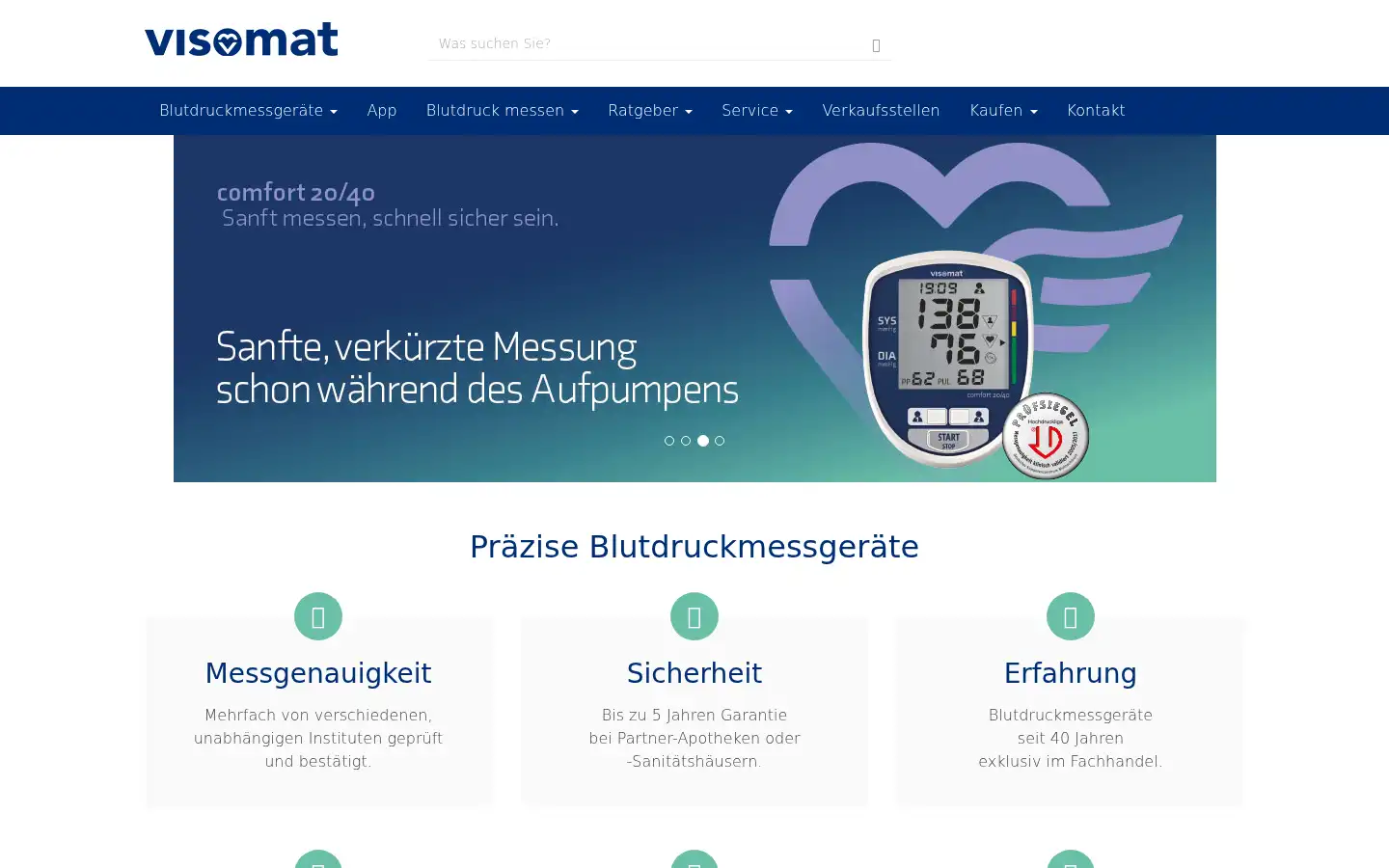 Screenshot of visomat.de