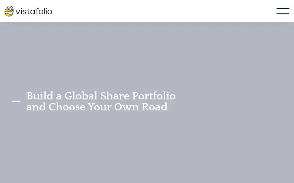 Screenshot of vistafolio.com