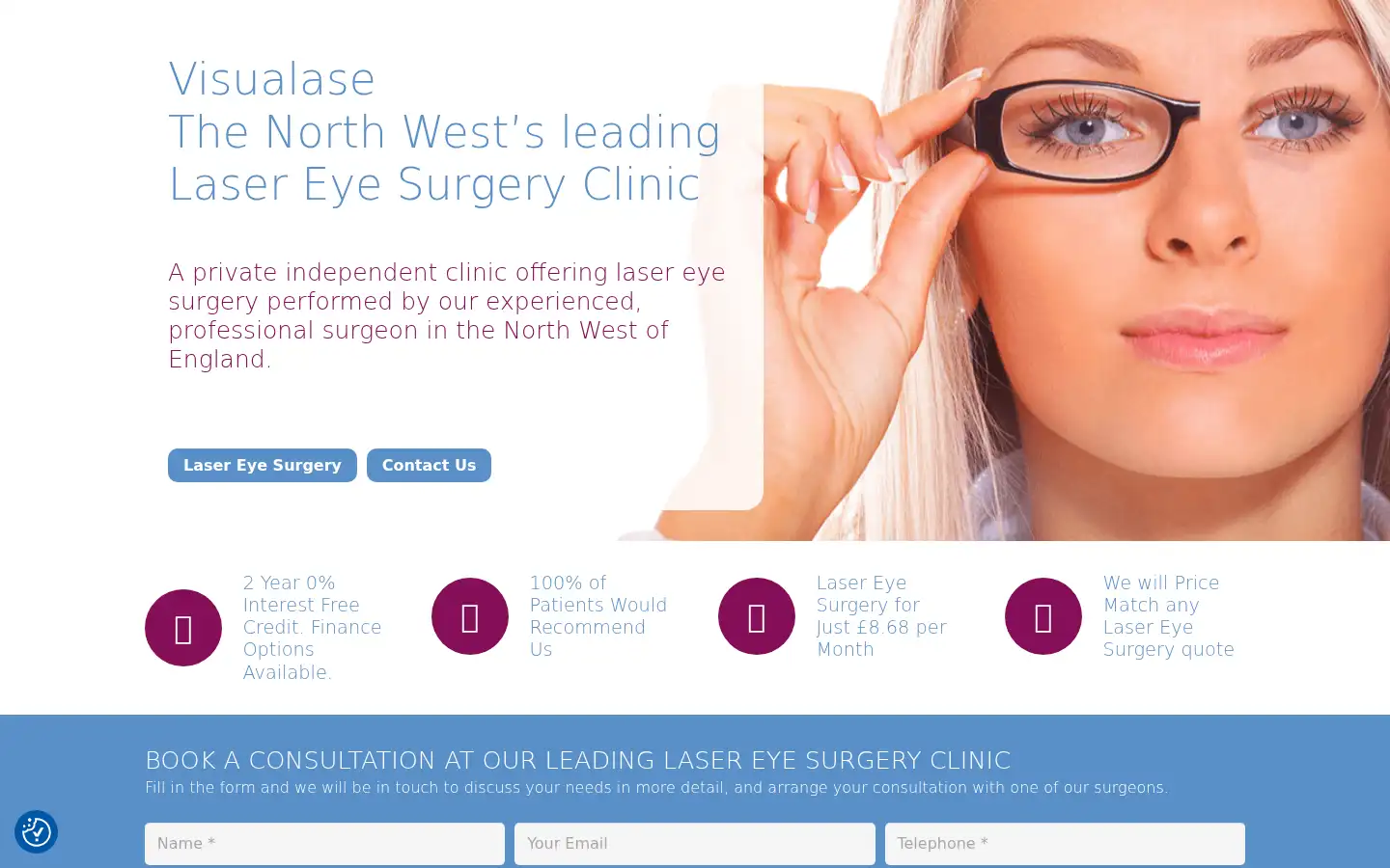 Screenshot of visualase.com