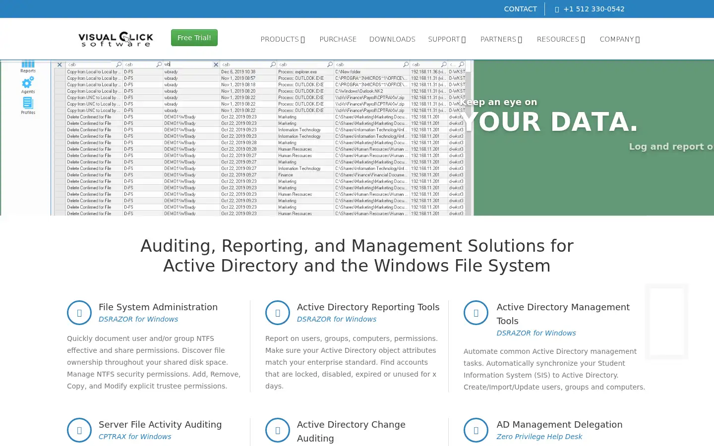 Screenshot of visualclick.com