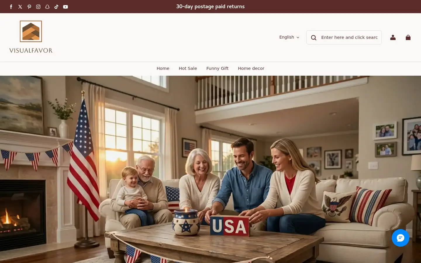 Screenshot of visualfavor.com