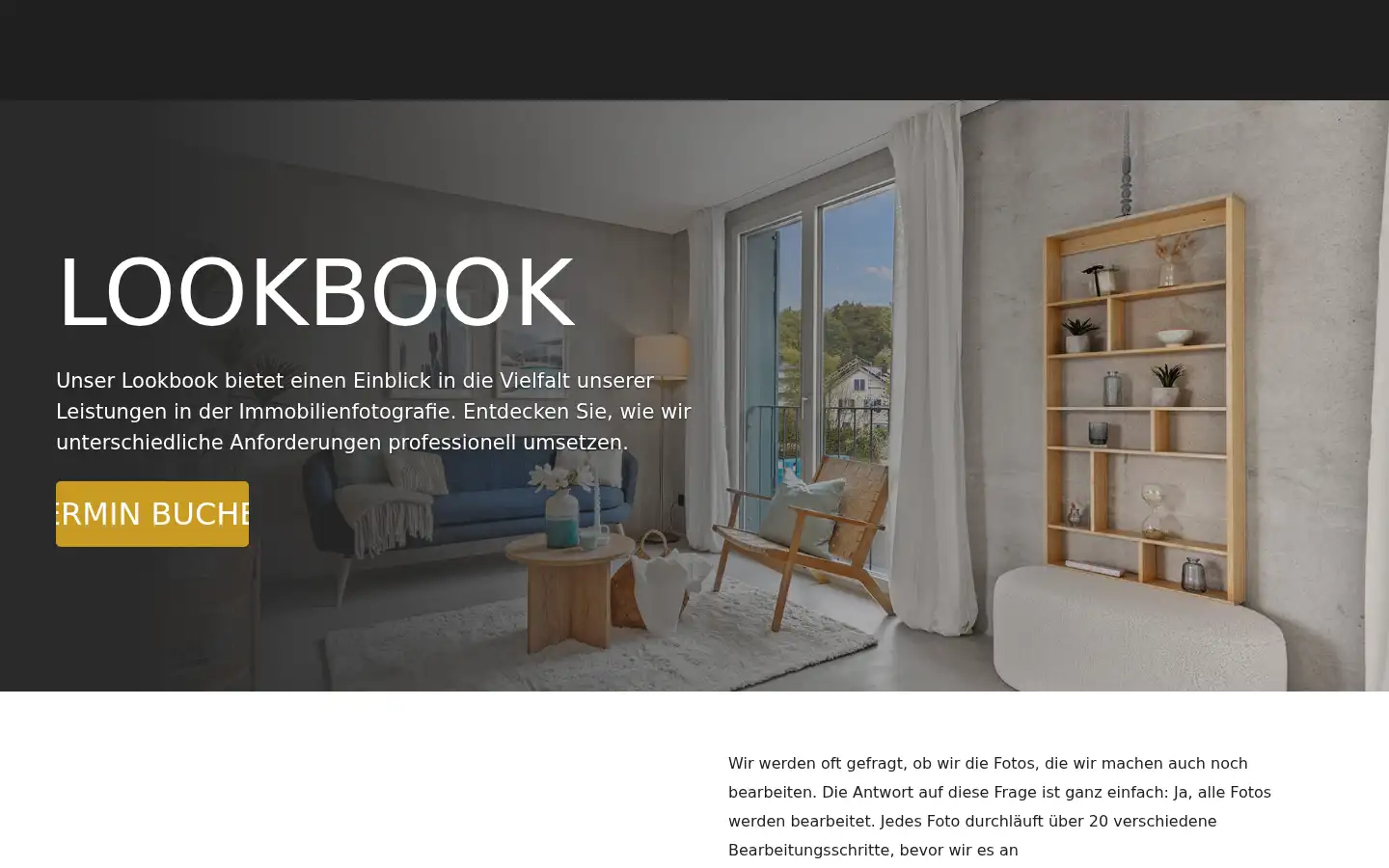 Screenshot of visualista.ch