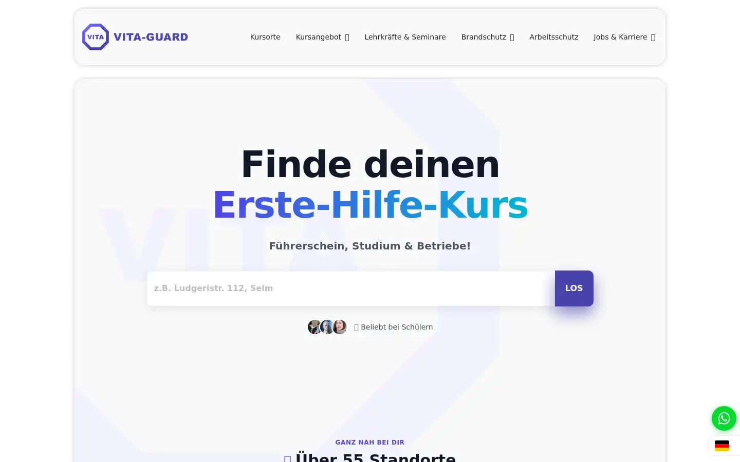 Screenshot of vita-guard.de