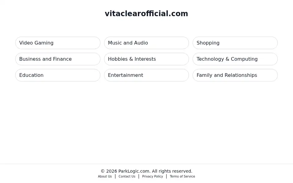 Screenshot of vitaclearofficial.com