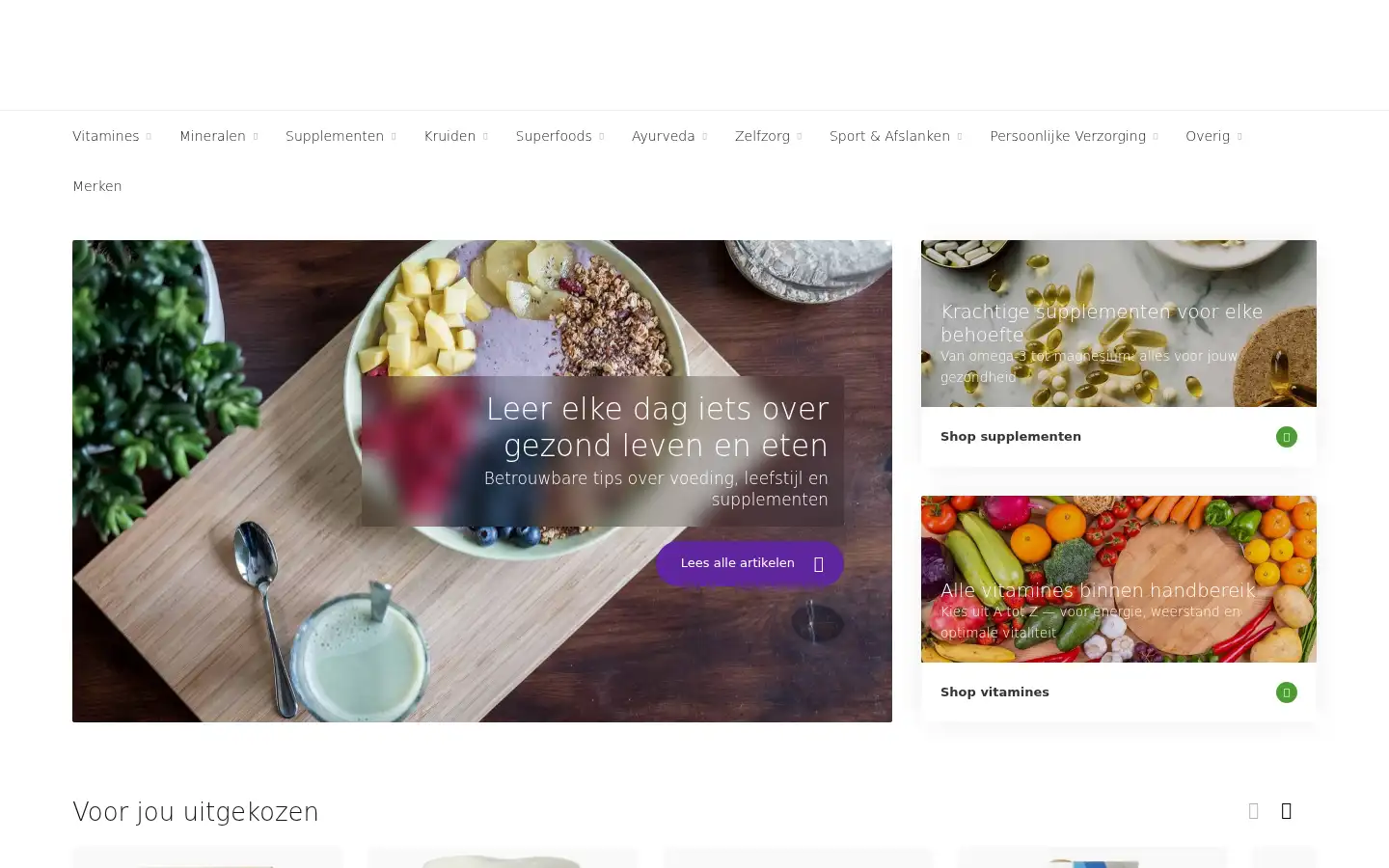 Screenshot of vitadvice.nl