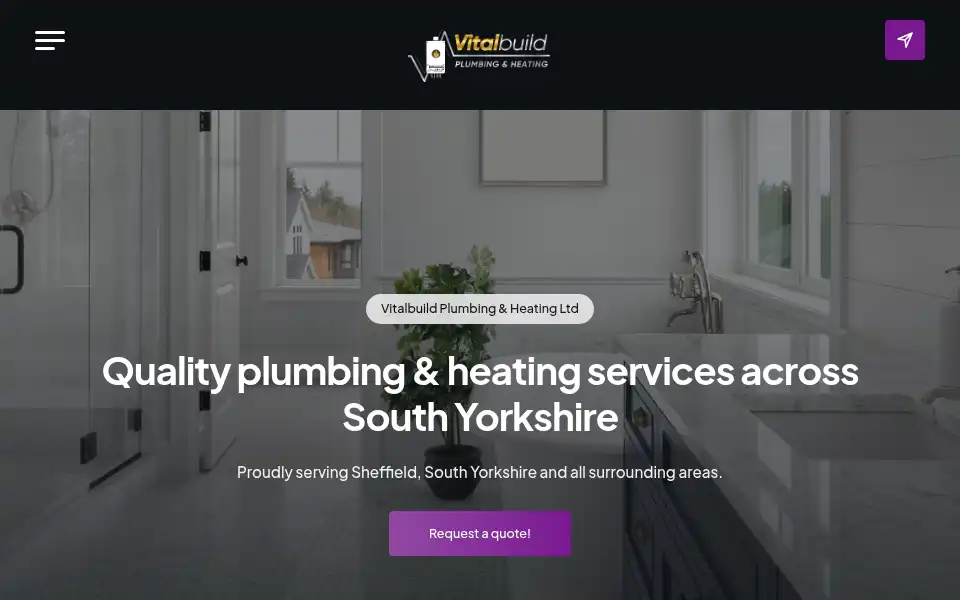 Screenshot of vital-build.uk