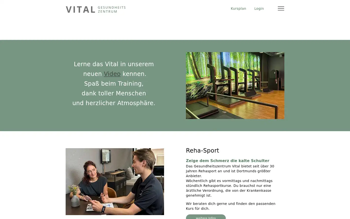 Screenshot of vital-dortmund.de