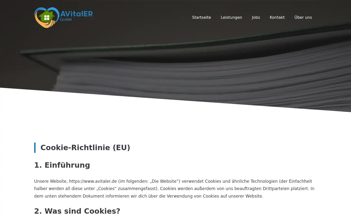 Screenshot of vital-pflege-erlangen.com