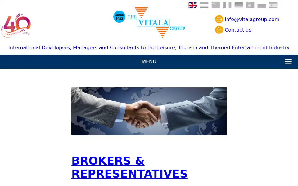 Screenshot of vitalagroup.com