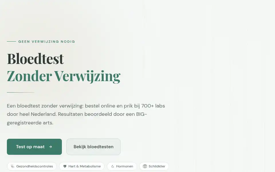 Screenshot of vitalcheck.health