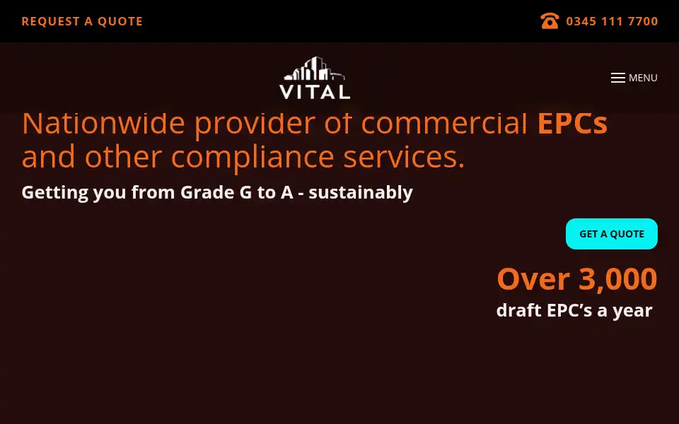Screenshot of vitaldirect.co.uk