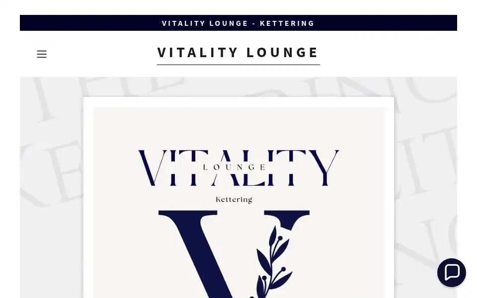 Screenshot of vitalityloungekettering.co.uk