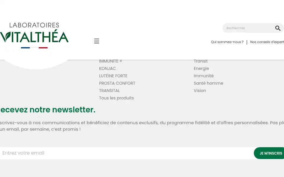 Screenshot of vitalthea.com