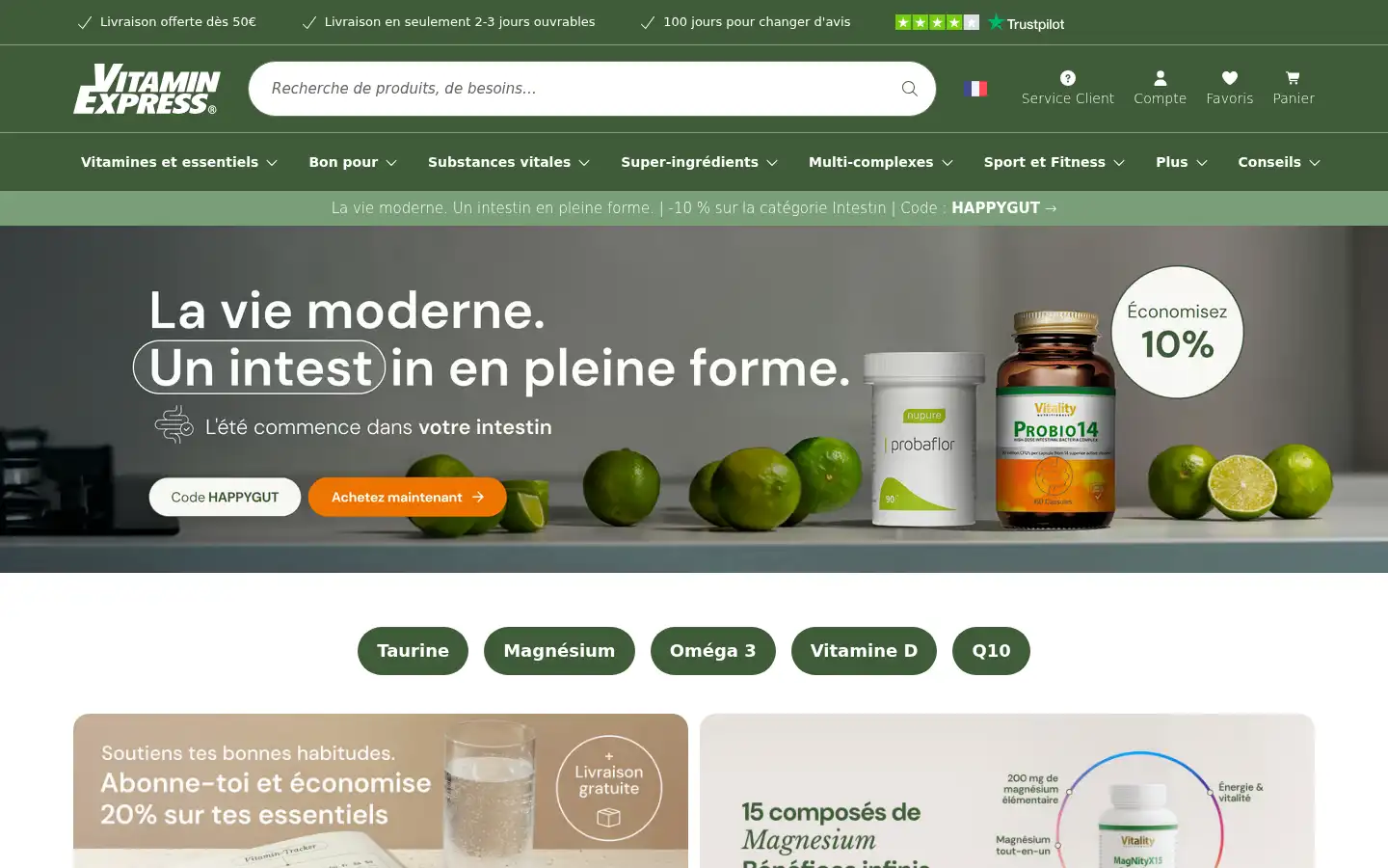 Screenshot of vitaminexpress.com