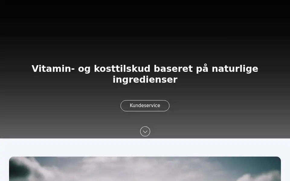 Screenshot of vitanex.dk