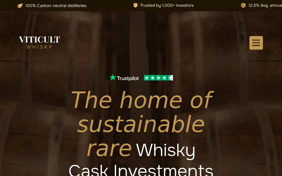 Screenshot of viticultwhisky.co.uk