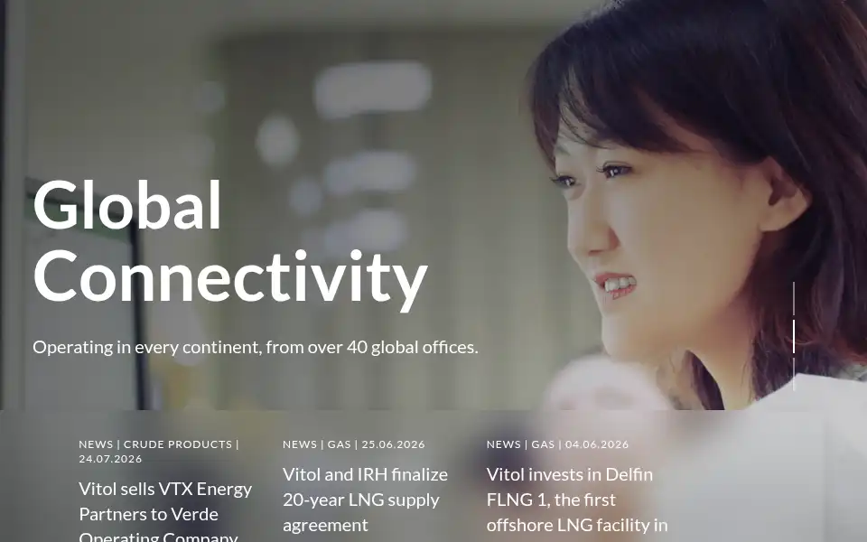Screenshot of vitol.com