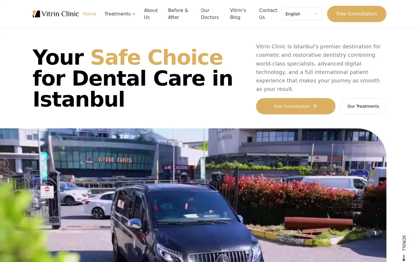 Screenshot of vitrinclinic.com