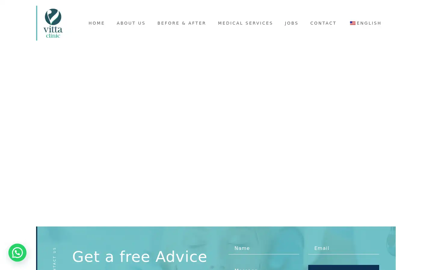 Screenshot of vittaclinics.com