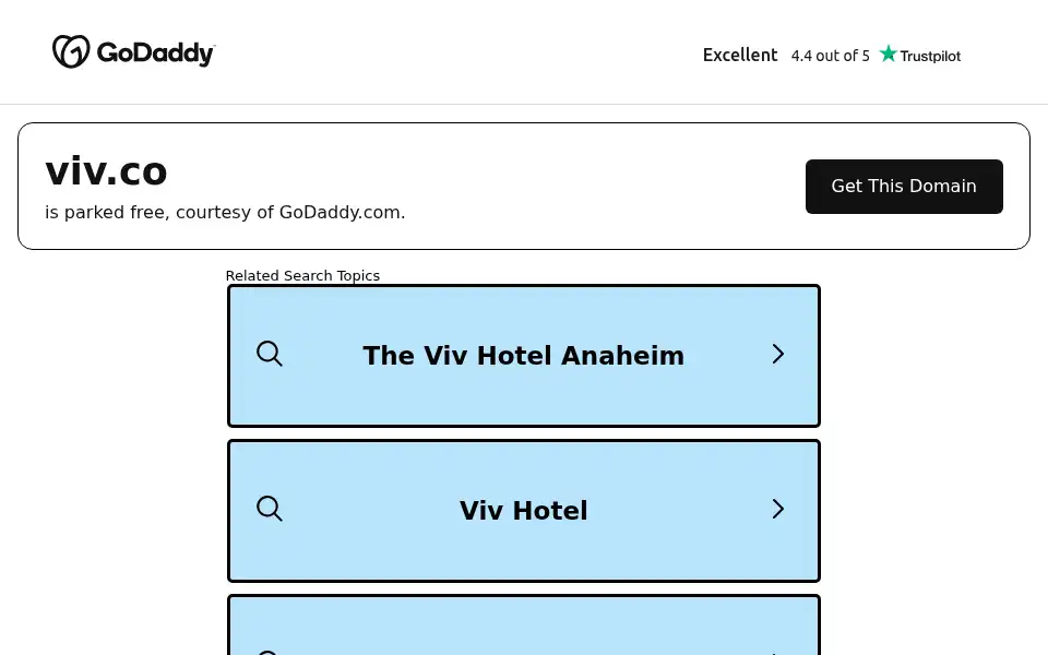 Screenshot of viv.co