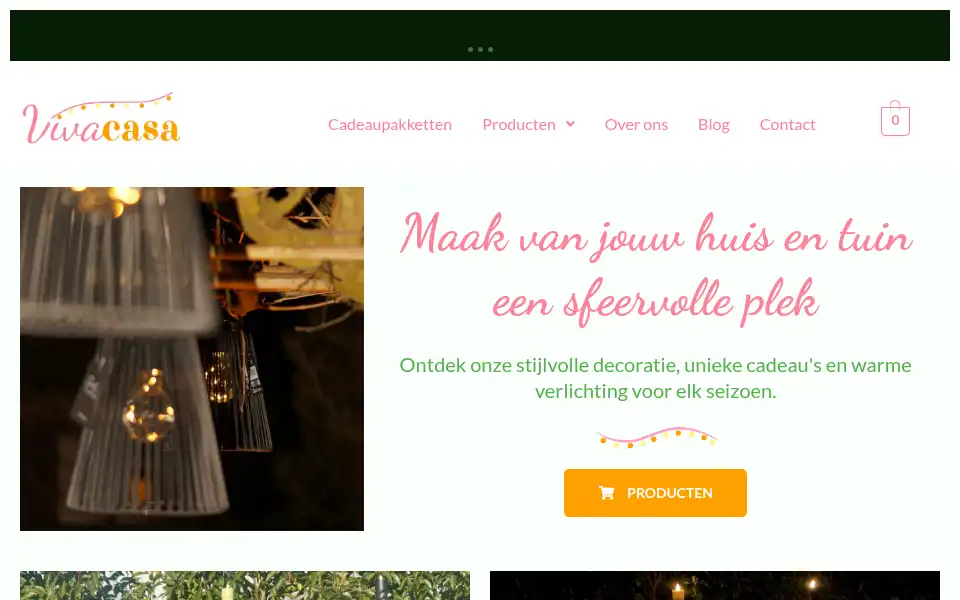 Screenshot of viva-casa.nl
