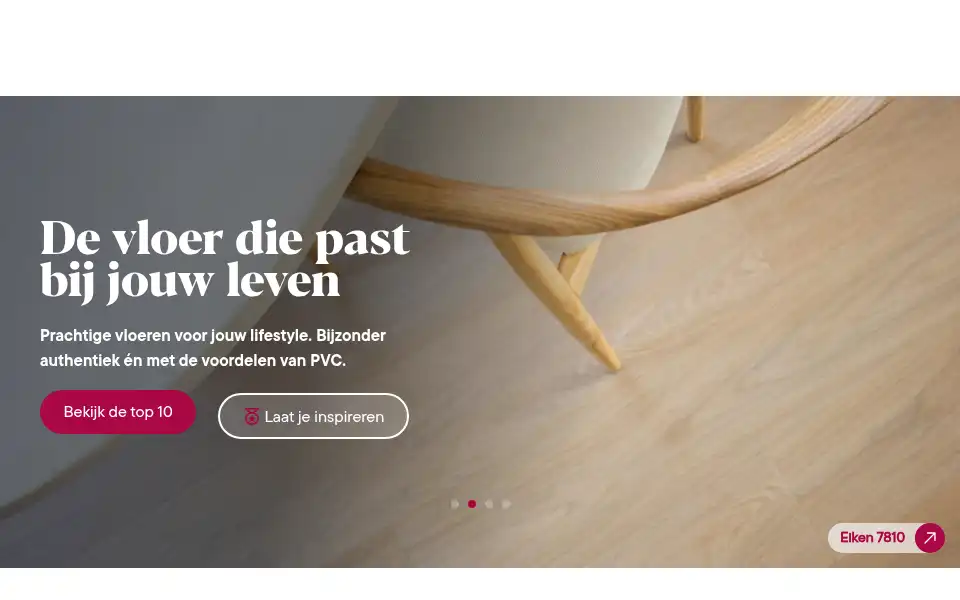 Screenshot of vivafloors.nl