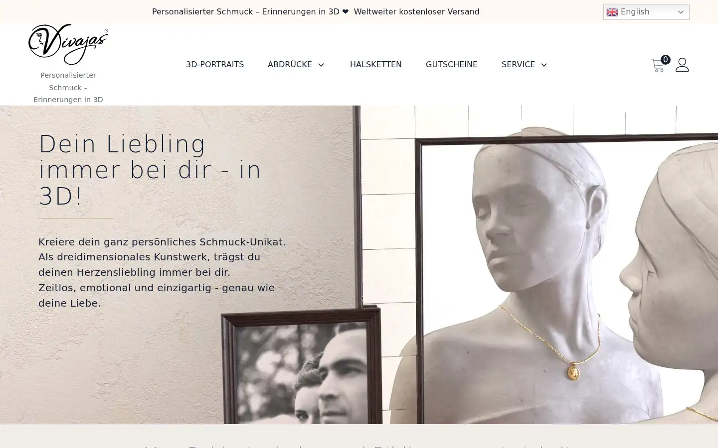Screenshot of vivajas.com