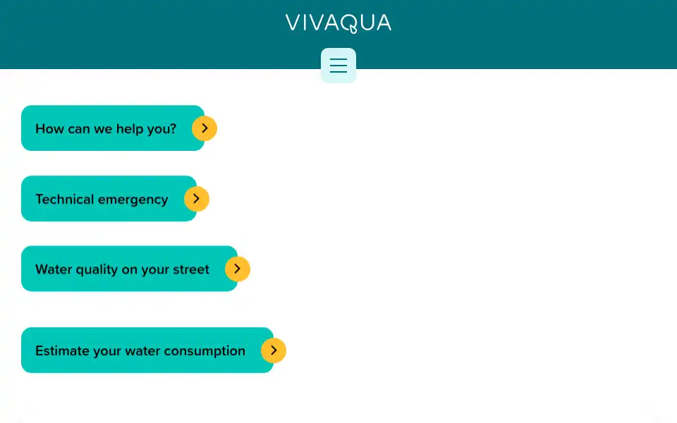 Screenshot of vivaqua.be