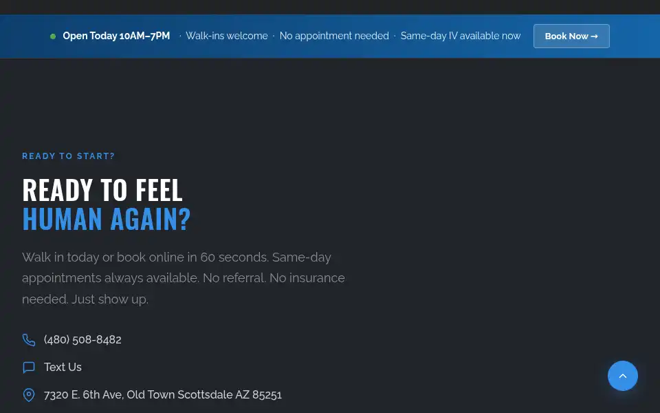Screenshot of vivatherapy.com
