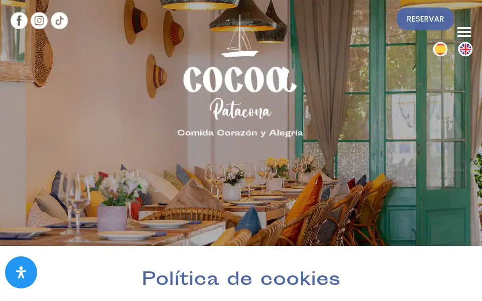 Screenshot of vivecocoa.com
