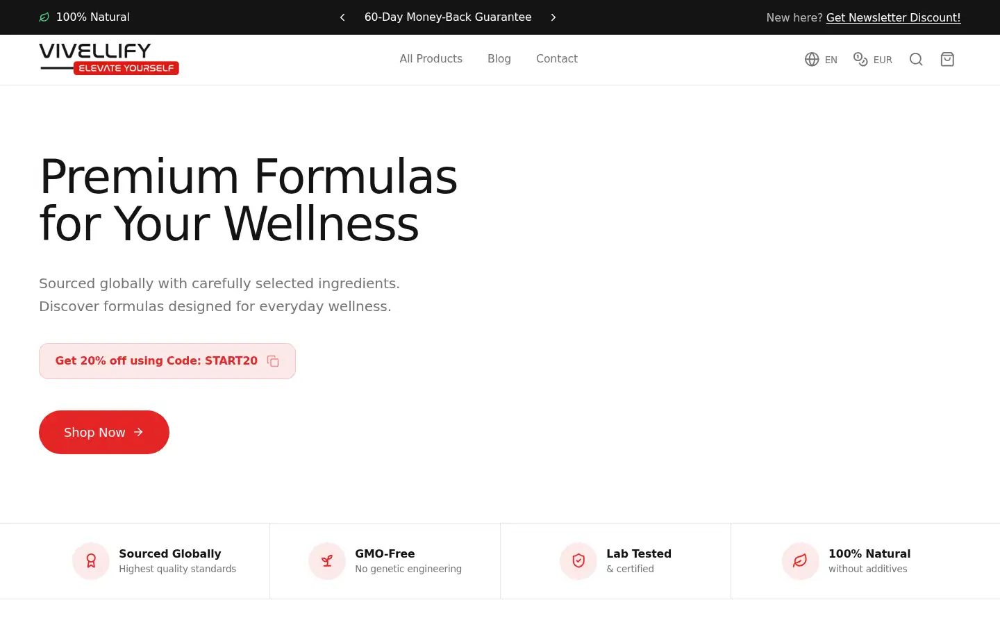 Screenshot of vivellify.com