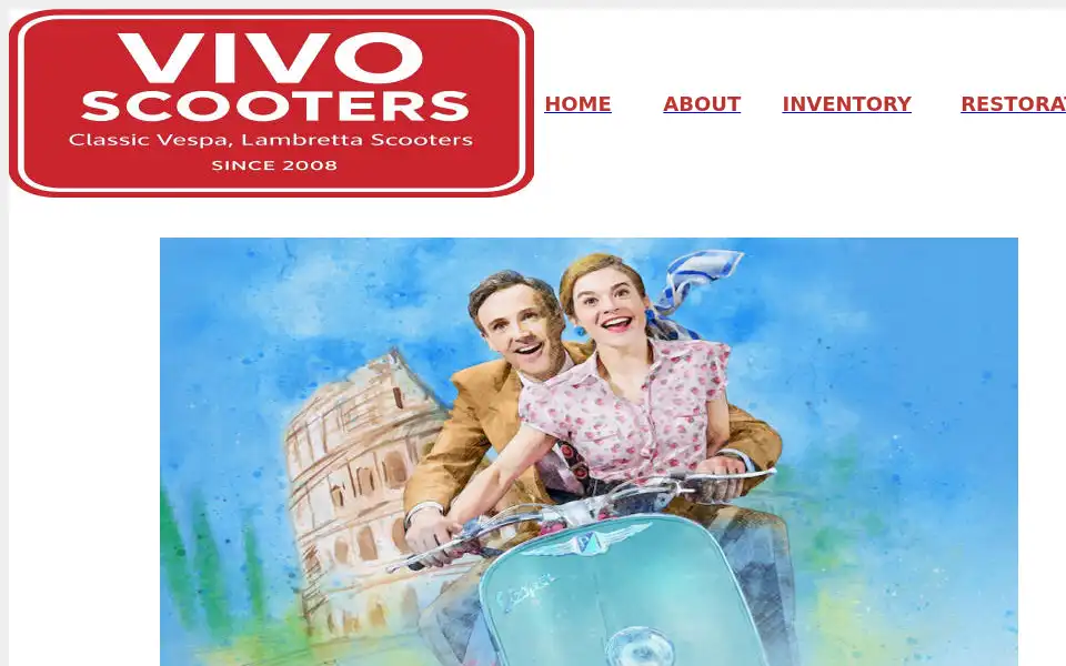 Screenshot of vivoscooters.com